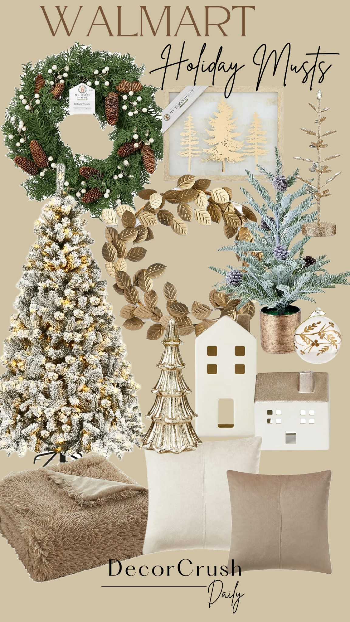 Walmart home 
Walmart holiday 
Holiday Decor 
Christmas Decor 
Holiday Accents 
Holiday Figurines 
Holiday Greenery 
Holiday Decorative Accents 
Christmas Decor 
Christmas
Accents 
Seasonal Decor
 Winter Home 
Neutral Seasonal
Decor 
Faux Lit Trees 
Christmas Trees 
Holiday Stockings 
Faux Fur Throws 
Holiday Throw Pillows

#LTKSeasonal #LTKHoliday #LTKhome