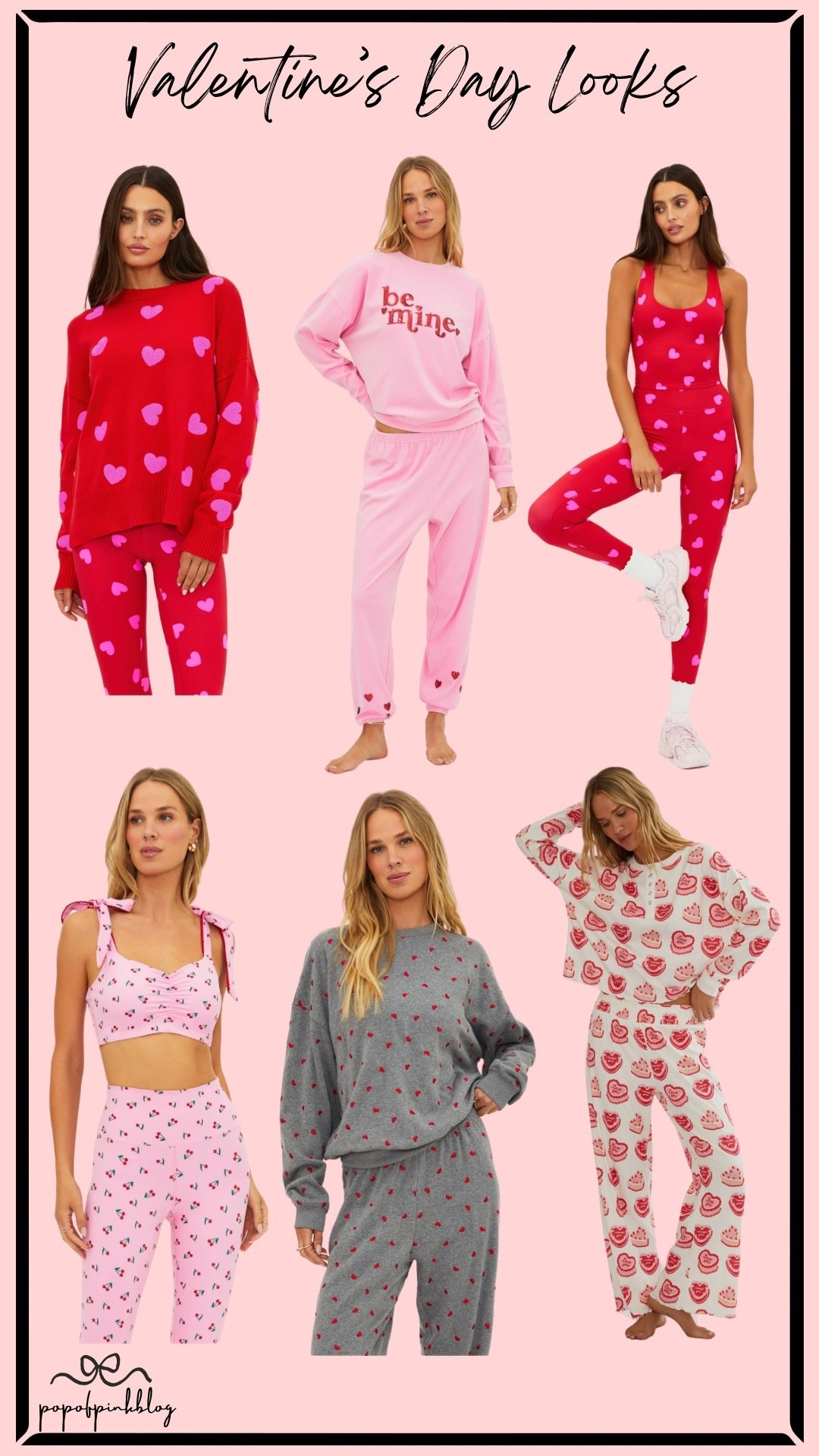 Cute Valentine’s Day Looks!💕💘✨
Valentine’s Day Looks
Heart leggings
Workout Outfit
Heart pajamas
Valentine’s Day outfitt

#LTKfitnessgoals #LTKootd #LTKValentine
