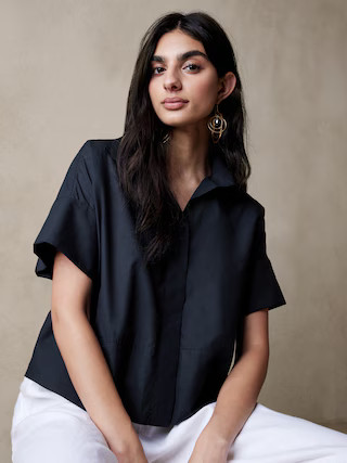 Laurel French-Cuff Shirt | Banana Republic (US)