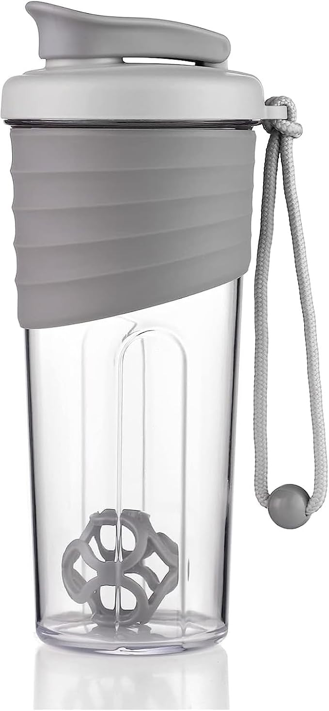 Shaker Bottle for Protein Mixes，24 oz，Protein Shaker Bottles with Whisk Ball, Mixer Bottle, P... | Amazon (US)