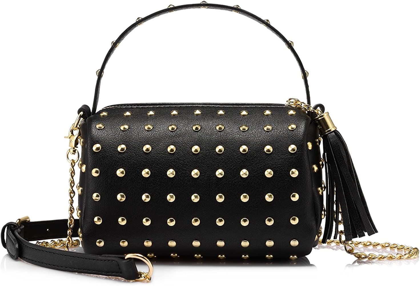 Shoulder Bag Small Side Purse Mini Clutch with Bling Rivets | Amazon (US)