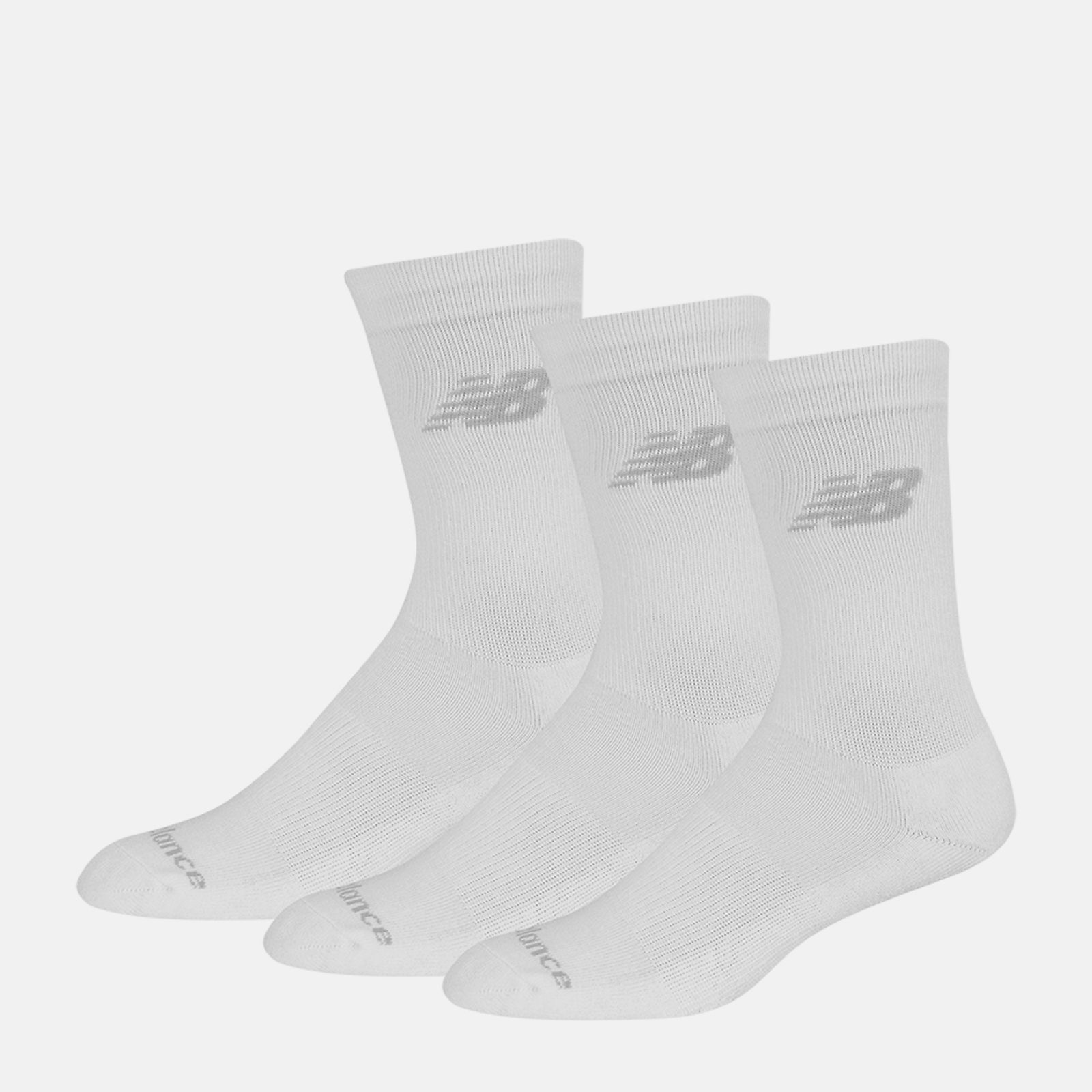 Performance Cotton Cushioned Crew Socks 3 Pack | New Balance (UK)