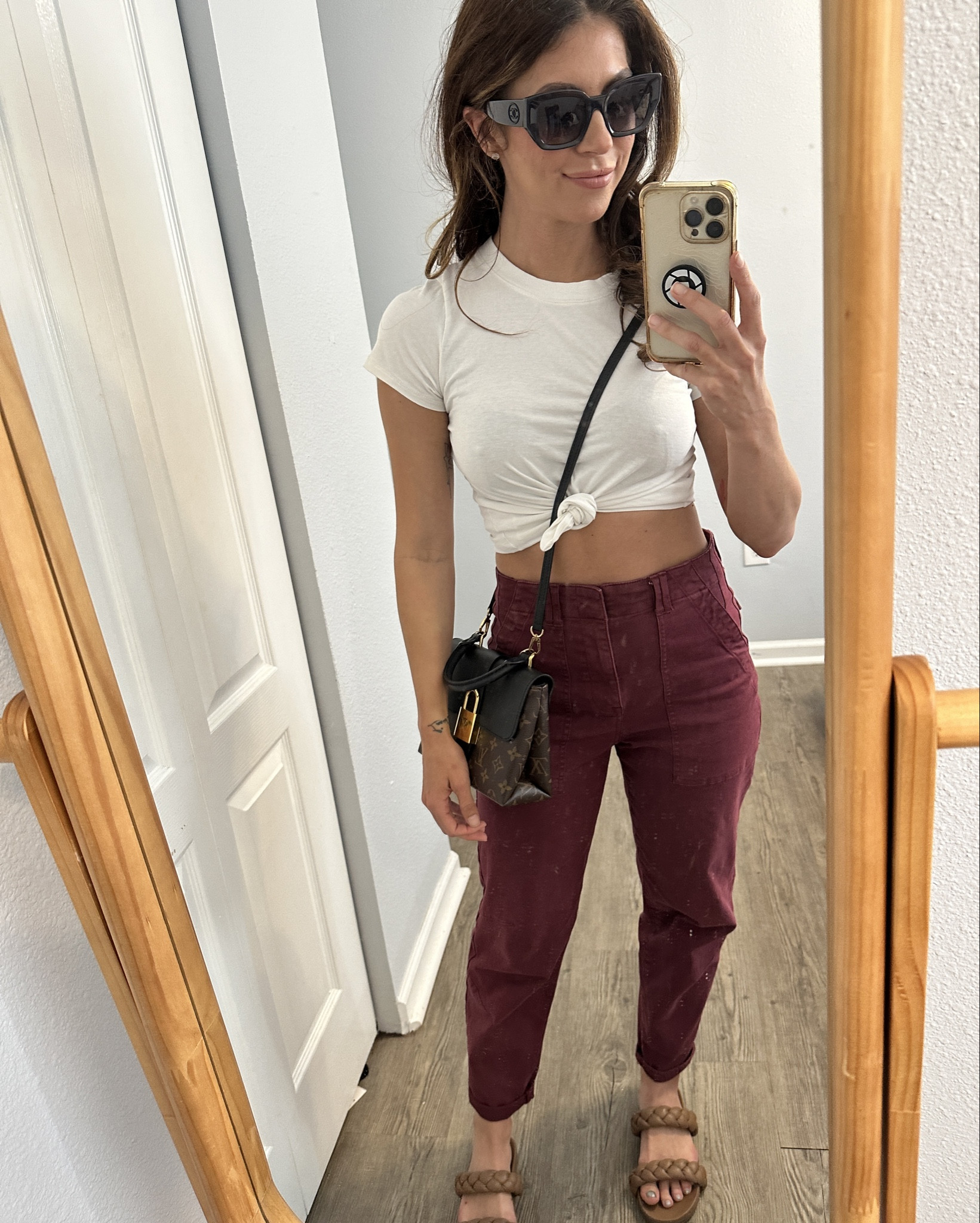 I love these utility pants because they can be dressed up or down so easily! I’m wearing a 25 and they’re roomy. I probably could’ve gone with a 24, but I like my pants more relaxed on my butt/thighs 

#LTKsalealert #LTKxMadewell #LTKSeasonal