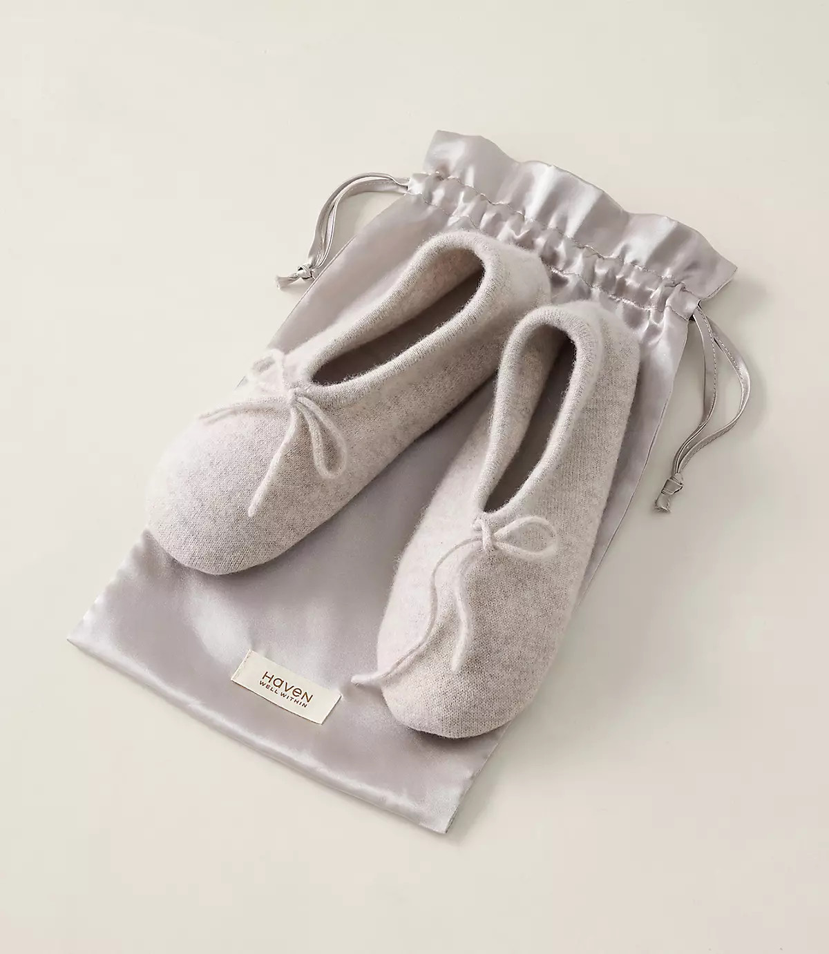 Haven Well Within Cashmere Travel Slippers | LOFT