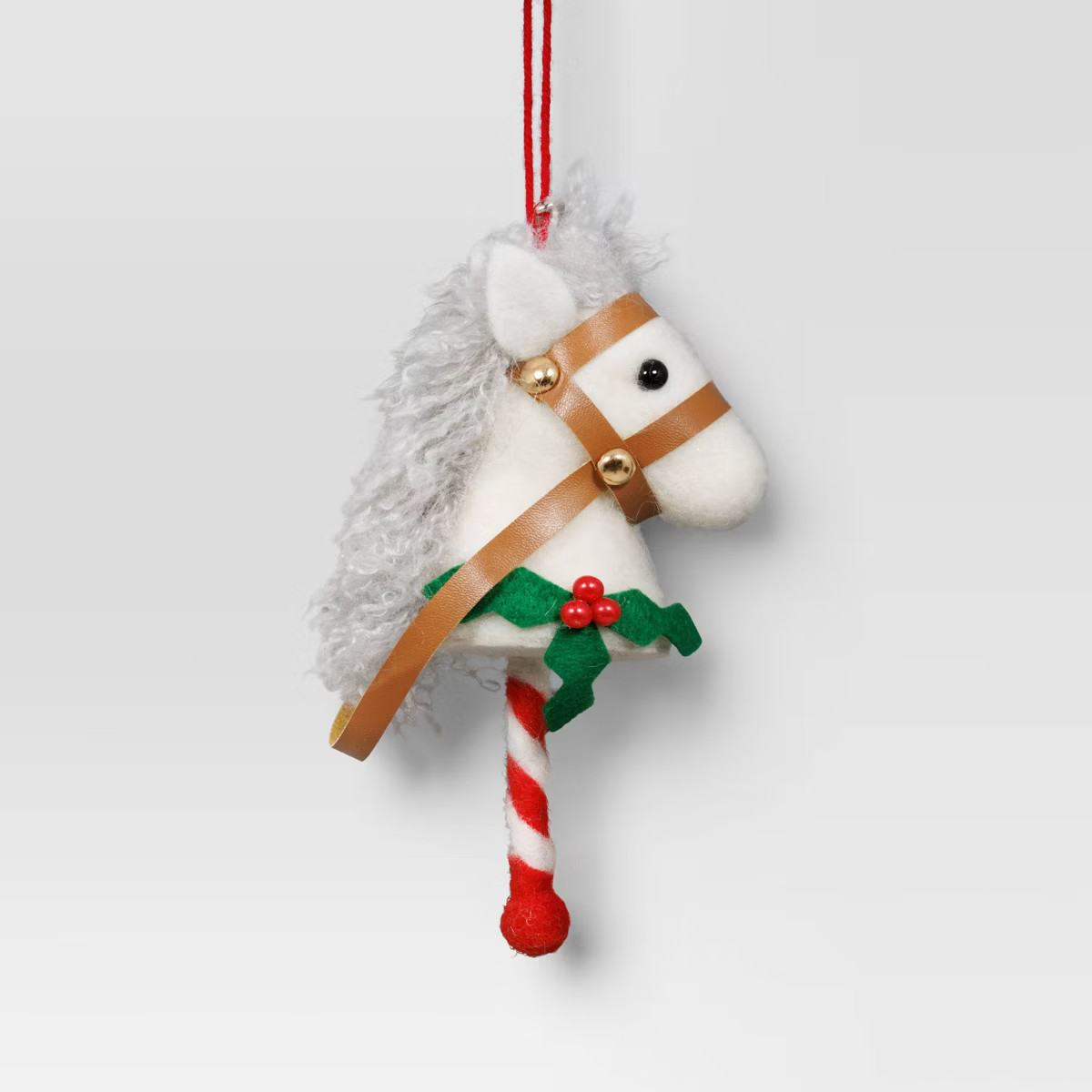 Christmas Wool Horse Head Ornament White - Wondershop™ | Target