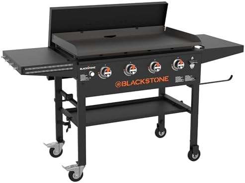 Blackstone Omnivore Outdoor Flat Top Gas Griddle w/ Hard Cover, 36” - for Breakfast, BBQ & Gril... | Amazon (US)