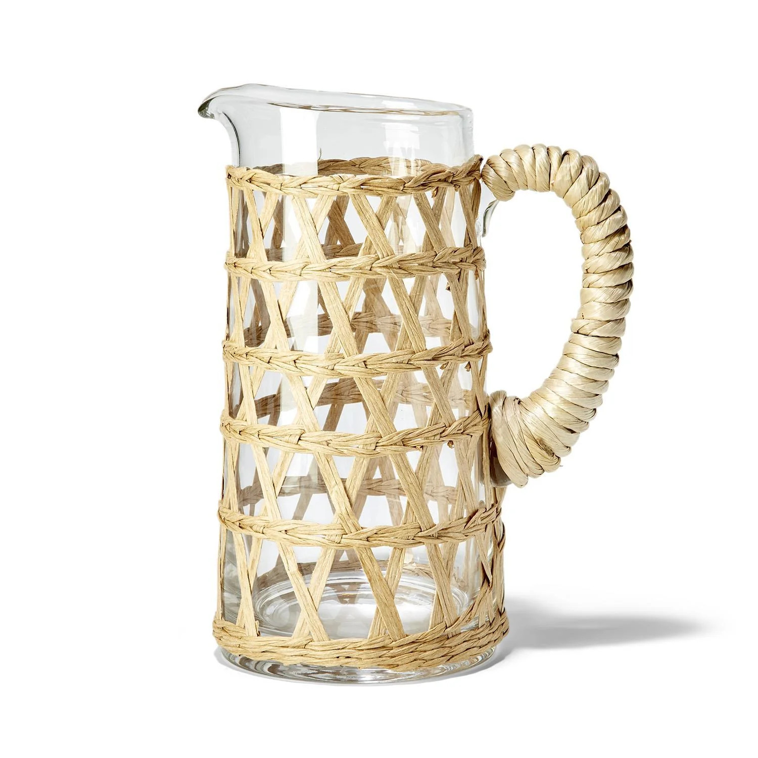 Hand Woven Lattice Pitcher | Jansen Home