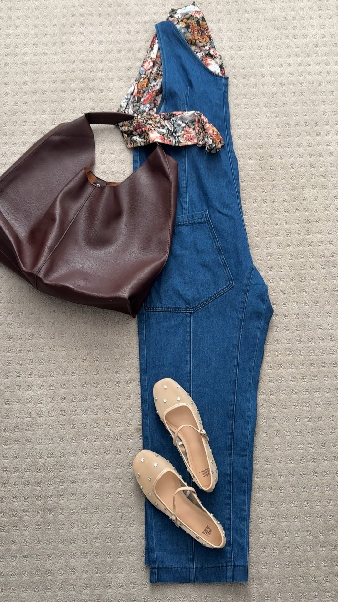 FP inspired Overalls / Mesh Top / Boho Purse / Viral Target Ballet Flats 

#LTKStyleTip #LTKFindsUnder100 #LTKWorkwear