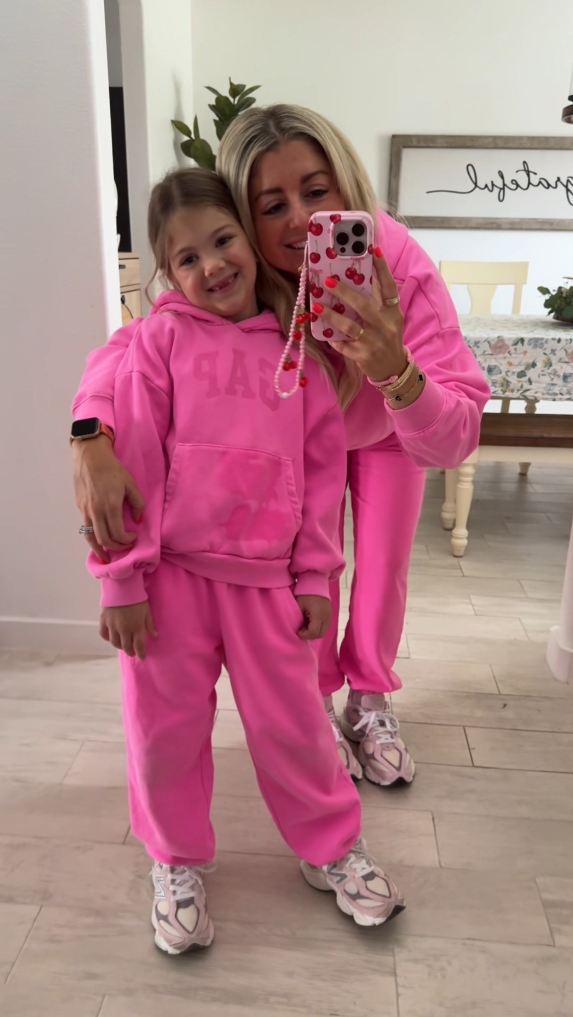 Matching with my mini today 💗
OOTD 
GAP matching sets
New balance sneakers 

#LTKFindsUnder100 #LTKFamily #LTKShoeCrush