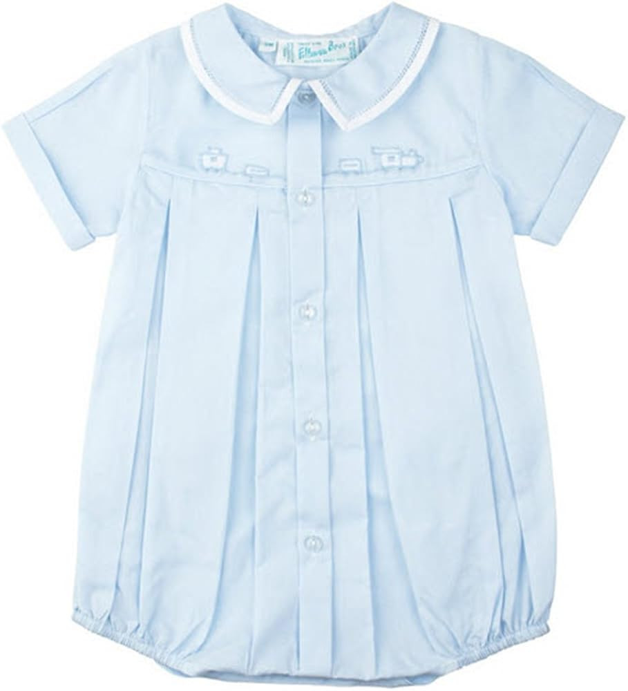 Feltman Brothers Baby Boys Blue Train Bubble Outfit (6M) | Amazon (US)