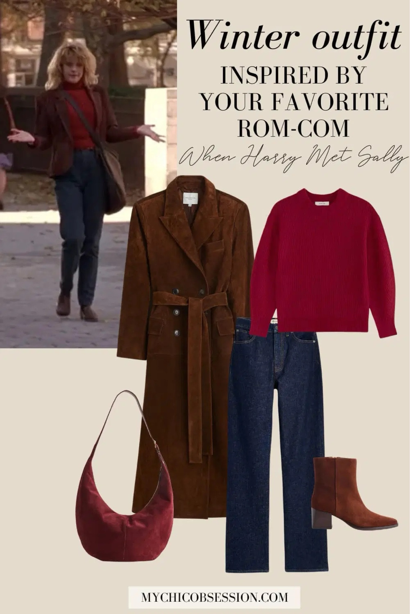 This rom-com outfit idea is perfect for crafting a cozy yet stylish winter outfit. A cozy and warm red sweater is a standout piece that brings a pop of color to a cold winter day. Pair it with a classic pair of jeans for a casual but polished look that’s ideal for everyday wear. 

#LTKShoeCrush #LTKSeasonal #LTKStyleTip