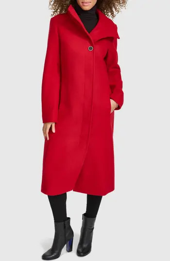 Kenneth Cole New York Walking Coat in Red at Nordstrom Rack, Size Large | Nordstrom Rack