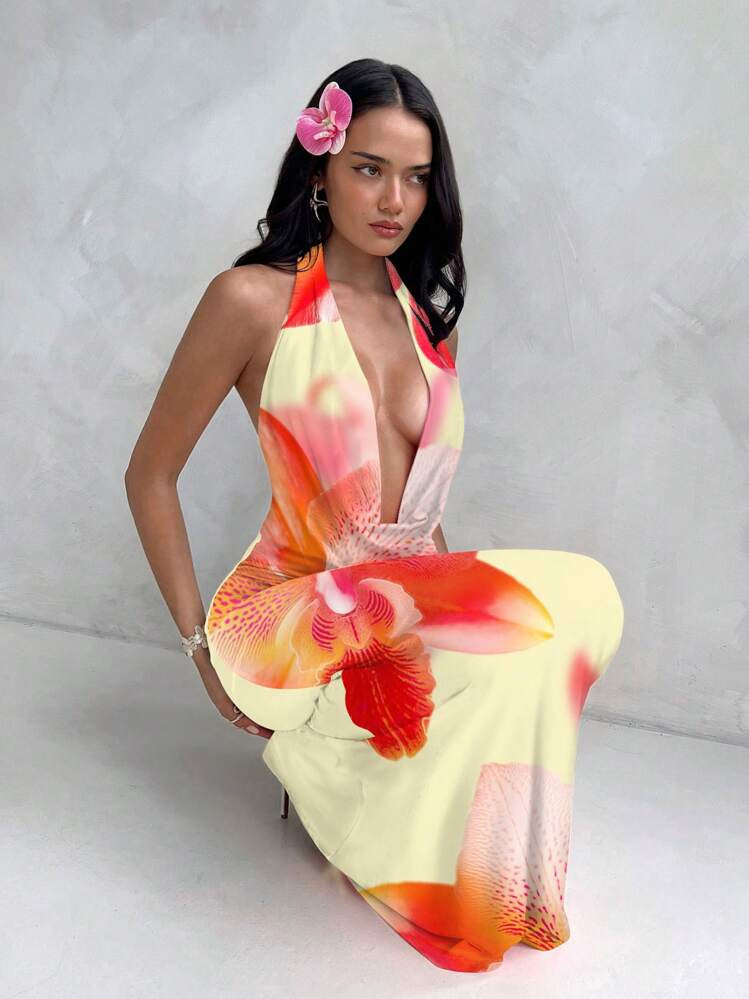 Resort Dress Yellow | SHEIN