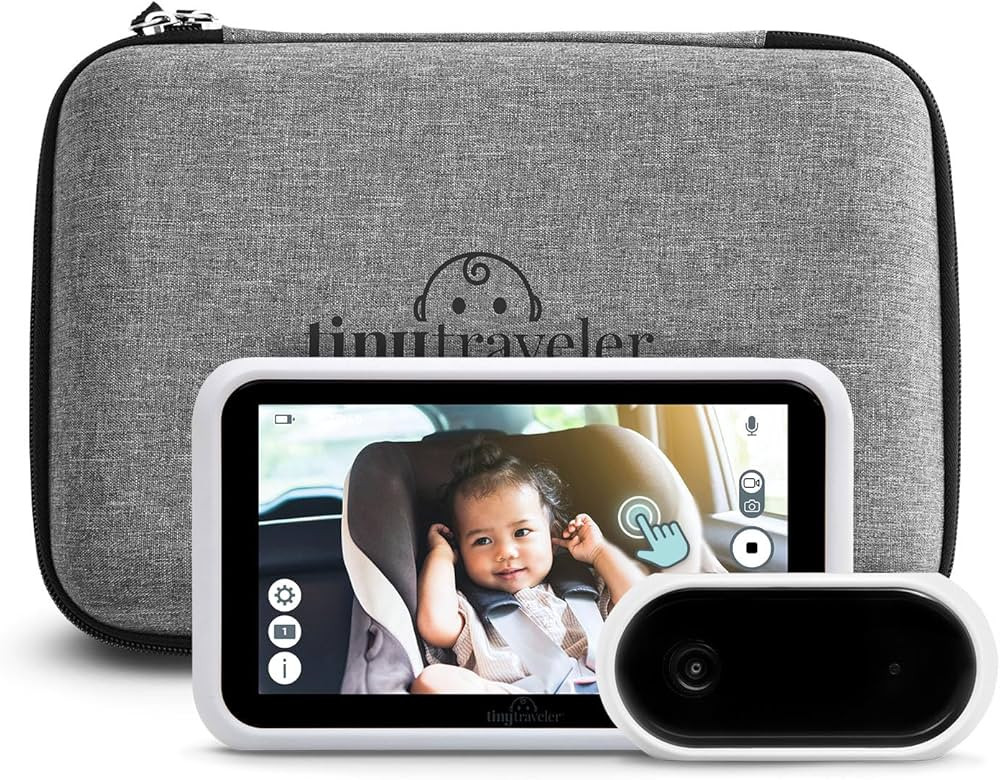 Tiny Traveler | Portable Video Baby Monitoring System with Travel Kit, View Kid in Rear Facing Se... | Amazon (US)