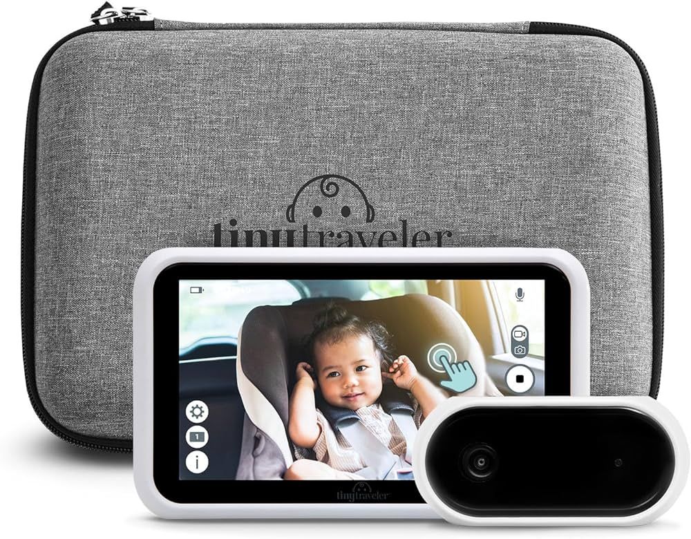 Tiny Traveler | Portable Video Baby Monitoring System with Travel Kit, View Kid in Rear Facing Se... | Amazon (US)
