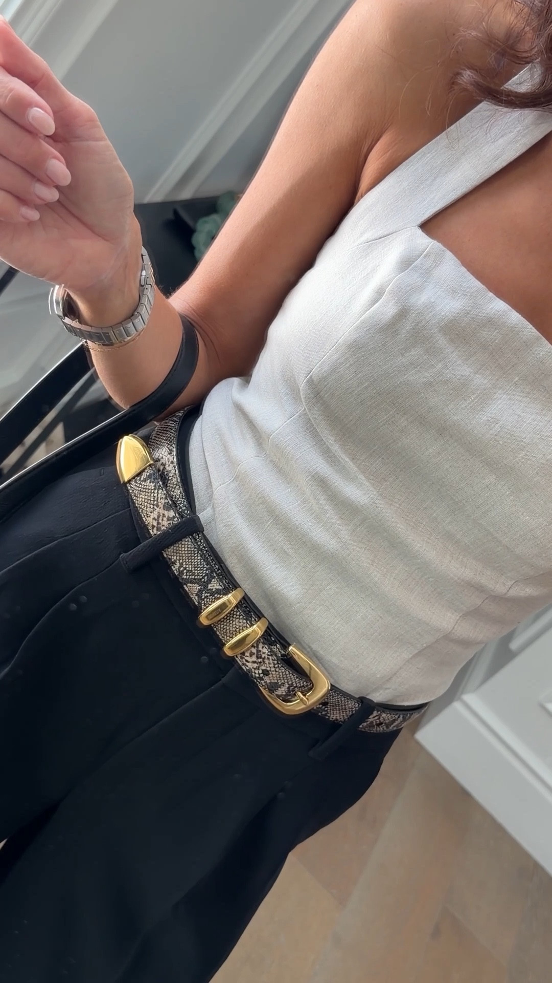 The spring to summer classic essentials to add to your closet! 
Top XS
Pants 2 Long 

#LTKSeasonal #LTKOver40 #LTKstorytime