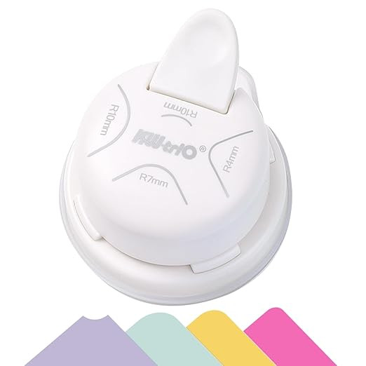 Corner Rounder Punch, Kaluofan 2024 Upgraded 4 in 1 Corner Punch (Inside Rounded Corner+R4mm+R7mm... | Amazon (US)