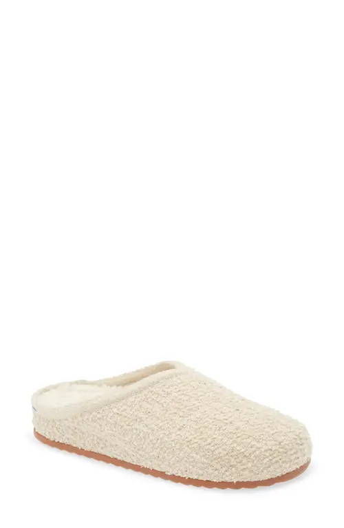 Rothy's The Cozy Faux Shearling Lined Clog in Honeybun Boucle at Nordstrom, Size 13 | Nordstrom