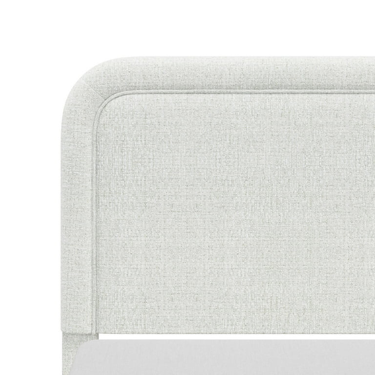 Better Homes & Gardens Juliet Full Boucle Platform Bed, Ivory | Walmart (US)