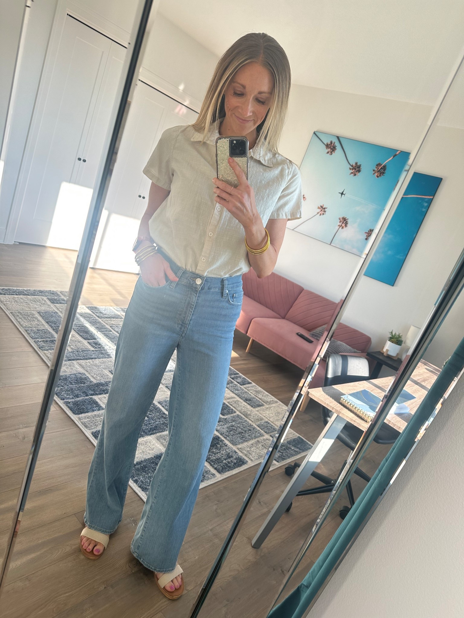 Spring office attire making me happy! 

#LTKMidsize #LTKWorkwear #LTKOver40
