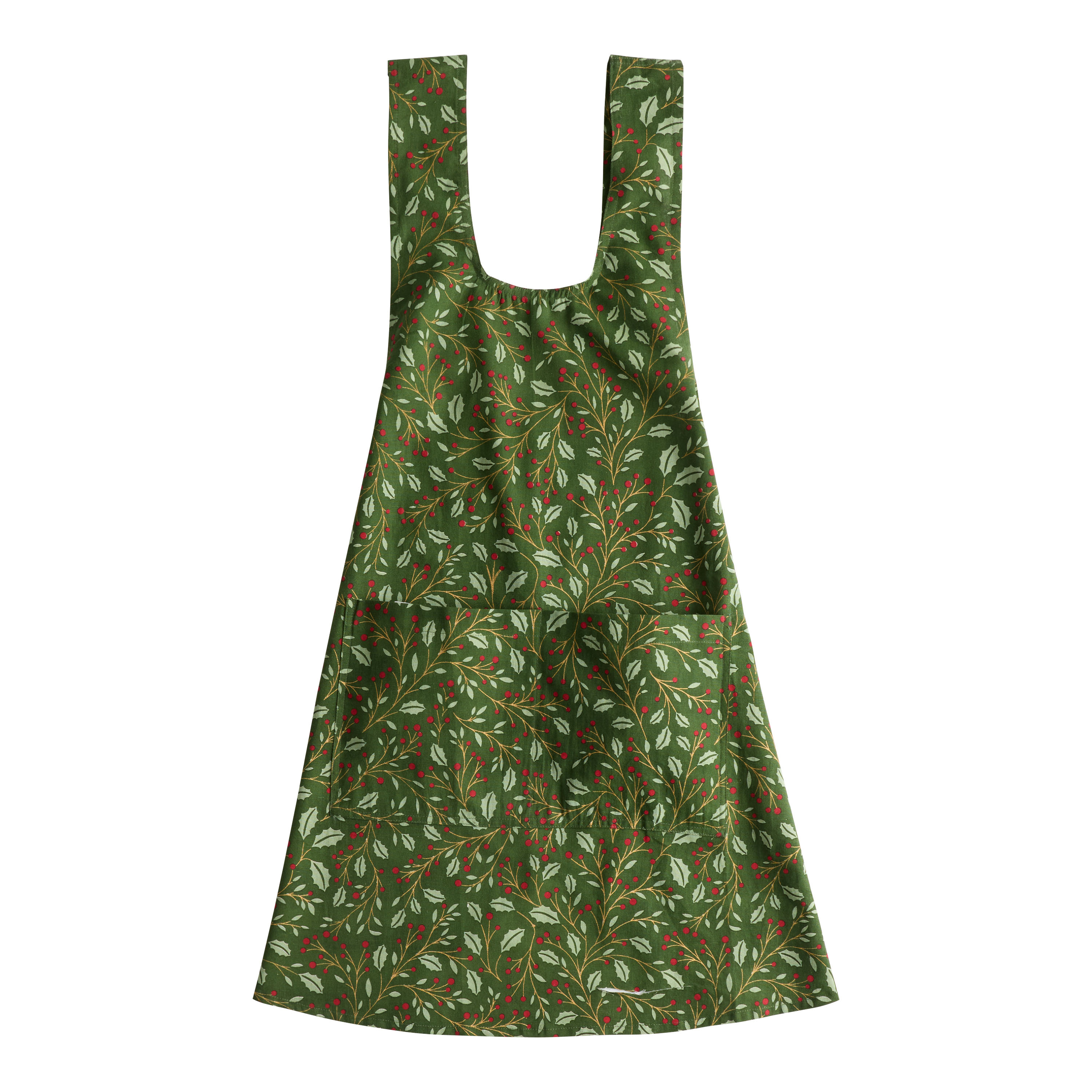 Green and Red Holly Smock | World Market