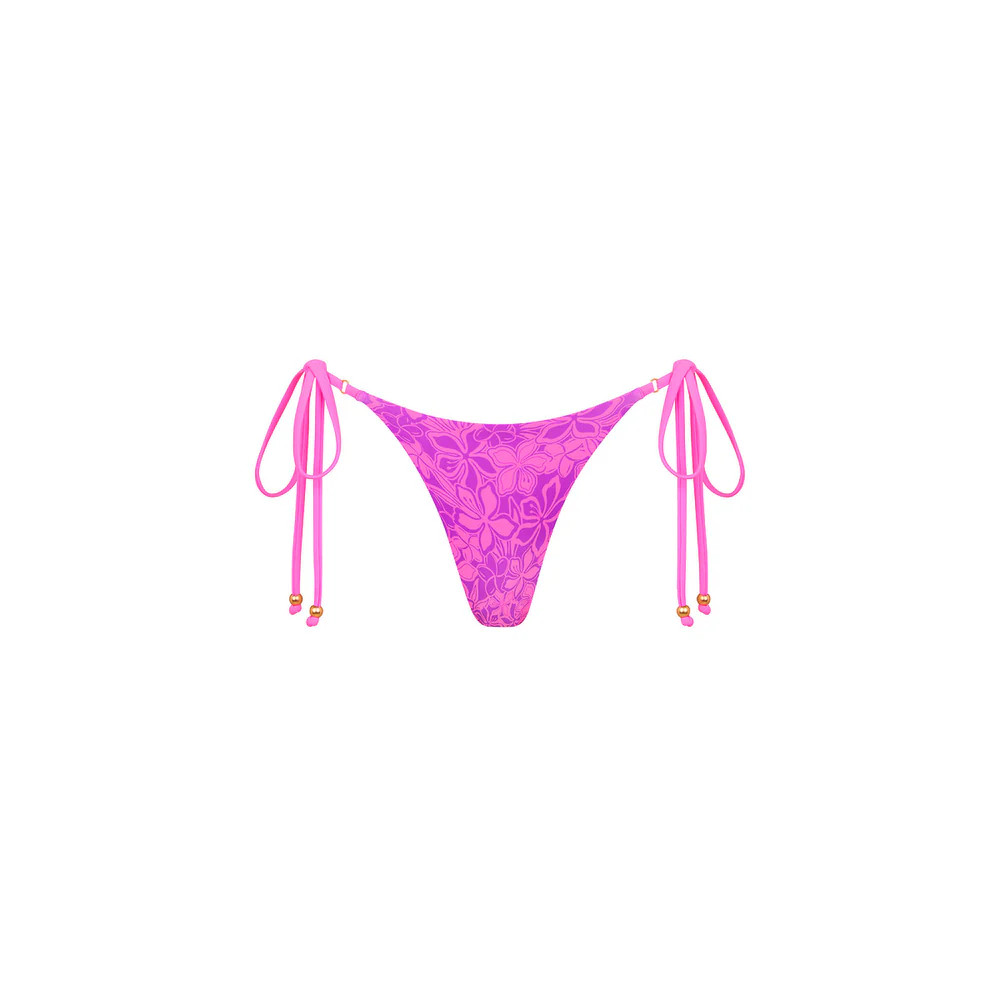 Thong Tie Side Bikini Bottom - Bubble Berry | Kulani Kinis US