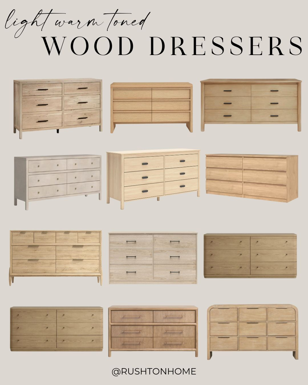 So many options! You can tell that these light warm wood tones are my favorite 🖤

Loving all these options for a 2025 bedroom refresh! 

 #LTKHome