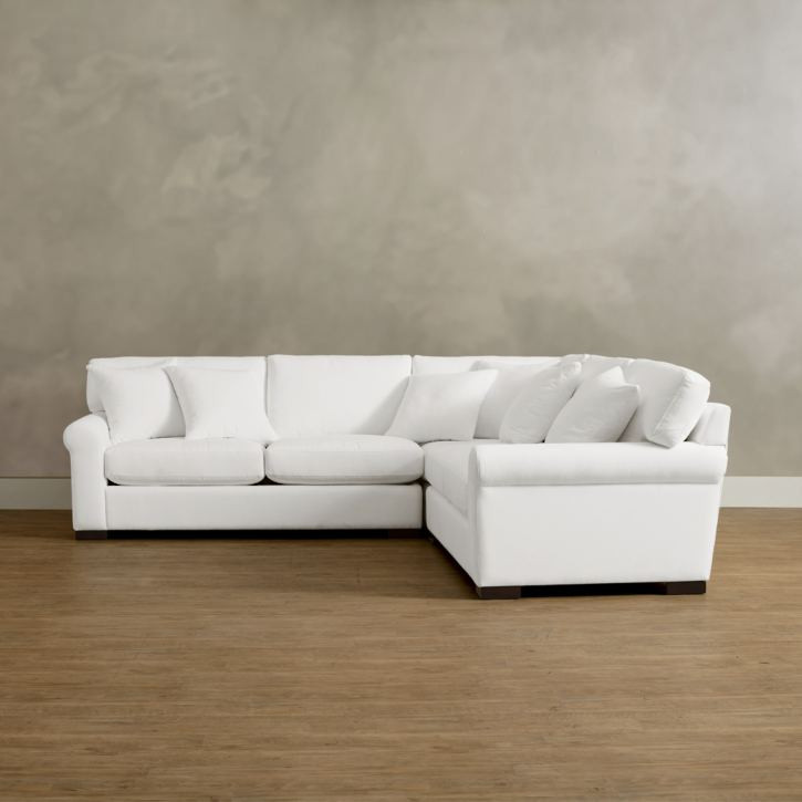 Cleo Upholstered Sectional | Grandin Road | Grandin Road