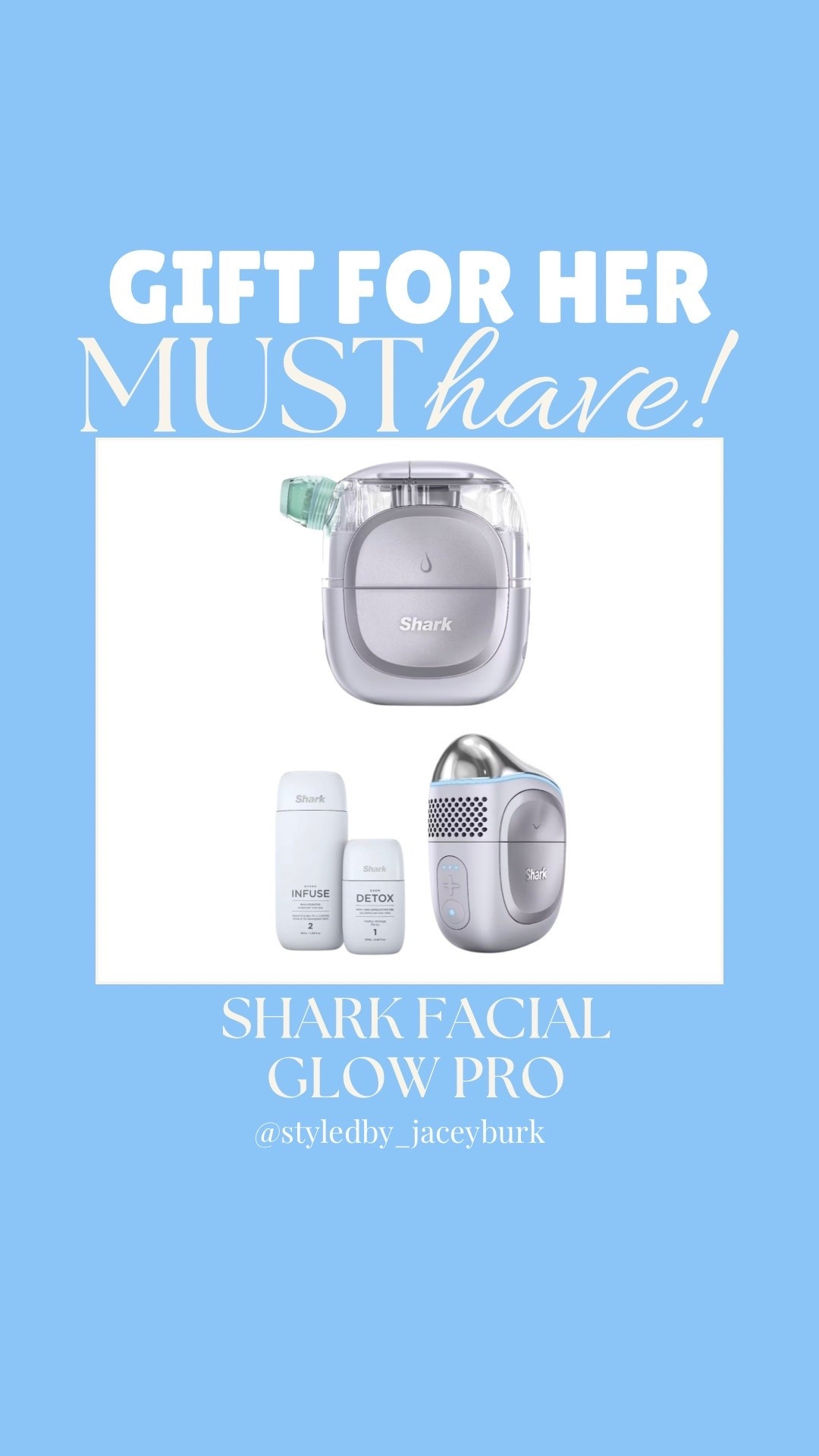 Beauty must have! The Shark Facial Glow Pro is on sale now!!

#LTKMothersDay #LTKBeauty #LTKgrwm