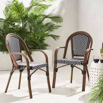Outdoor 2 Bistro Chairs | Wayfair Professional