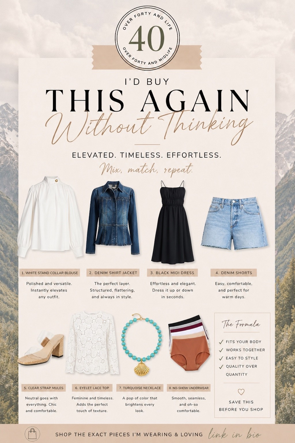 ✨Tap the bell, save and ❤️ for over 40 fashion, midlife style, midsize fashion and luxury looks for less.  

✨ These were my best sellers last month… and I'd buy every single one again without thinking.

When a piece makes getting dressed easier, more flattering, and more comfortable, it earns a permanent spot in my closet.

These are the pieces midlife women kept coming back for:

✔️ The blouse that instantly elevates denim
✔️ The jacket that makes simple outfits look polished
✔️ The dress that skims instead of clings
✔️ The shorts that are belly-friendly and comfortable
✔️ The neutral heels that go with everything
✔️ The feminine lace top that feels expensive
✔️ The pop-of-color necklace that finishes the outfit
✔️ The seamless underwear that makes clothes fit better

These aren't trendy purchases.

They're the pieces that work on real bodies, real schedules, and real life.

🤍 If you're wanting to refresh summer wardrobe staples, start here.

👑 Helping you look good, feel good! — Lindsey Denver 🤍 

Check back daily for belly-friendly style, confidence, and Outfit Physics.
 

 #LTKOver40 #LTKMidsize #LTKPlusSize

Comment SHOP below to receive a DM with the link to this post on my LTK ⬇ https://liketk.it/6g04Q