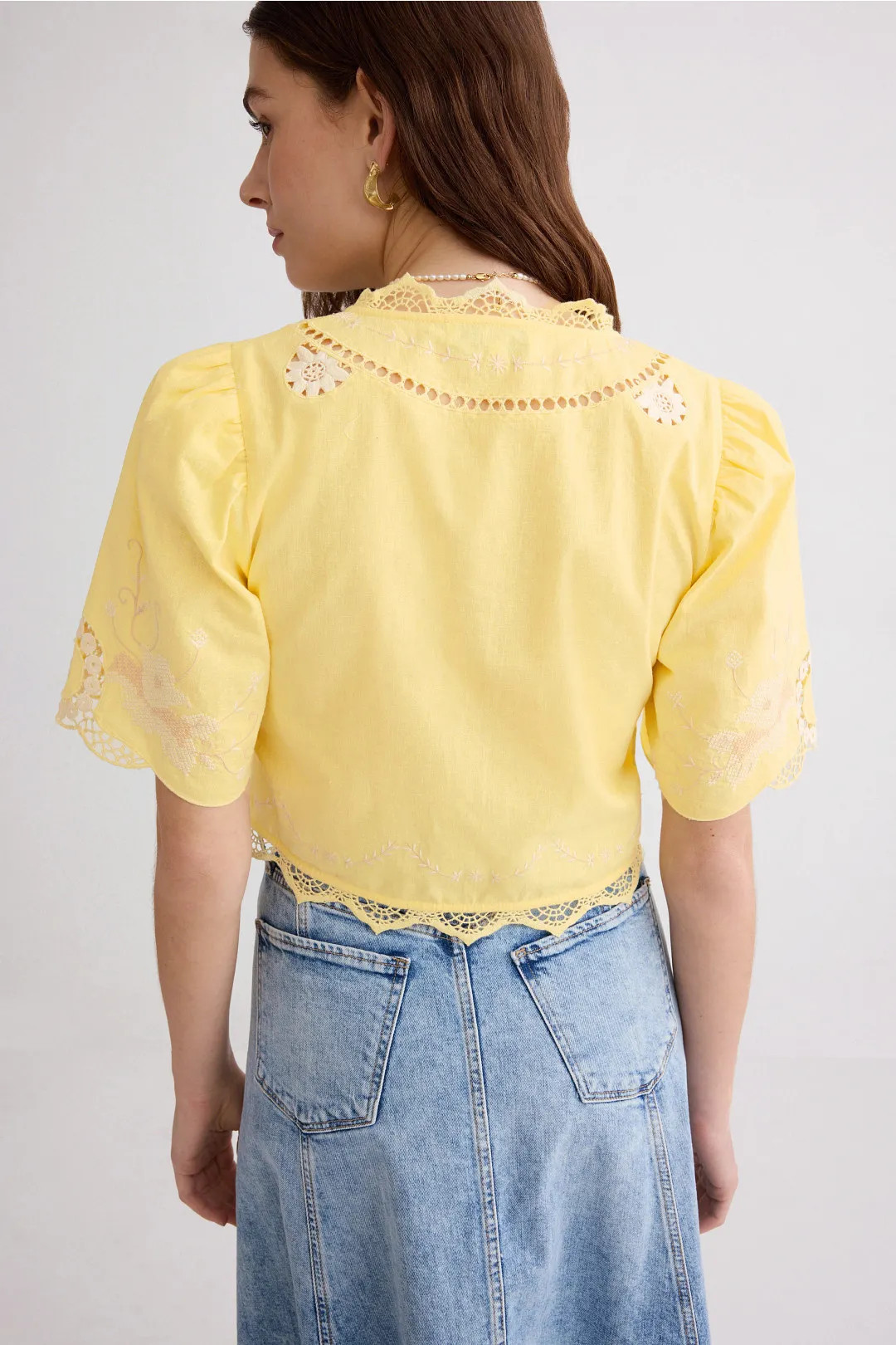 Vesna Embroidery Top | Rent the Runway
