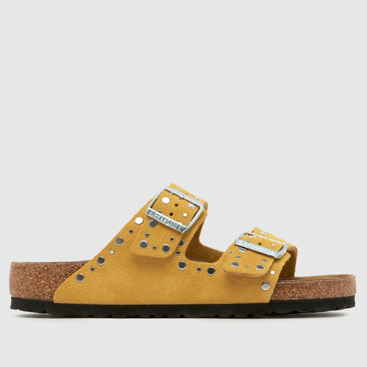 Womens Yellow BIRKENSTOCK Arizona Suede Rivet Sandals | schuh | Schuh
