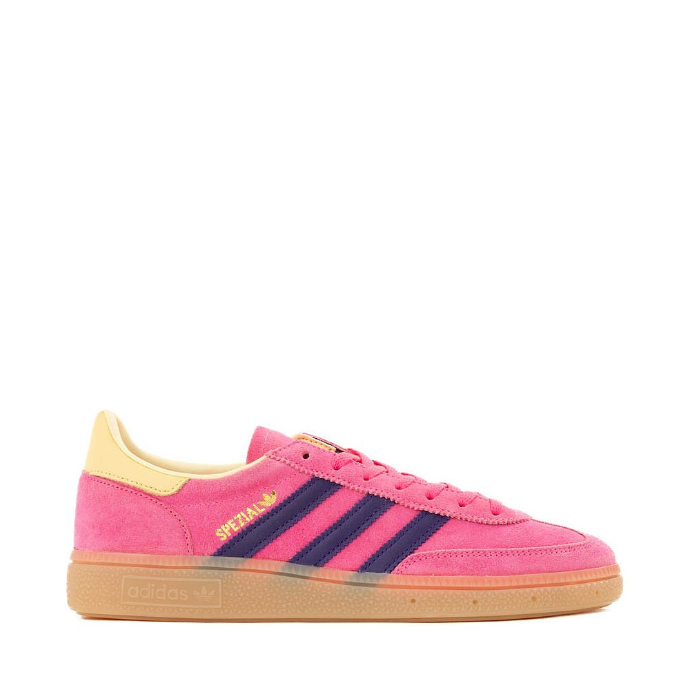 Womens adidas Handball Spezial Athletic Shoe - Lucid Pink / Collegiate Purple / Almost Yellow | Journeys
