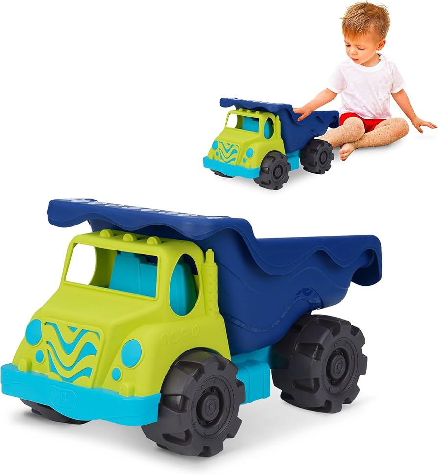B. toys- Colossal Cruiser 20" Sand Truck- Water & Sand Playset - Beach Dump Truck for kids- 18 mo... | Amazon (US)