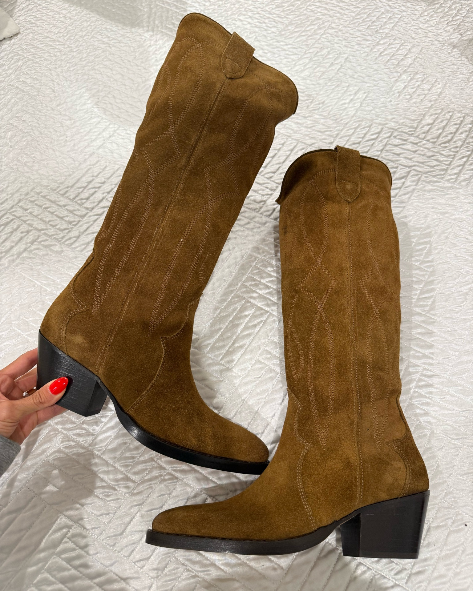 Suede western tall boots on sale

#LTKPetite #LTKSaleAlert