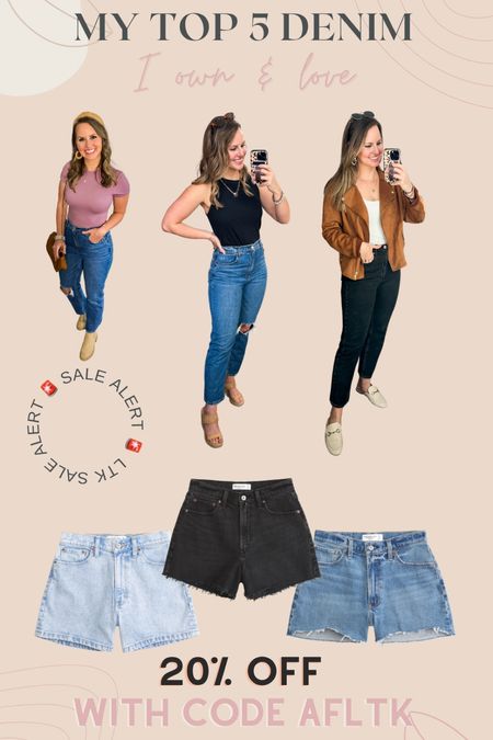 The day has arrived...the LTK Spring Sale is here!! First up Abercrombie- 20% off sitewide 🤩 

My picks are linked below. I LOVE their ultra high rise straight ankle straight jeans & have them in black and medium destroy wash in the curve love fit (as pictured)! Just recently tried their shorts & these were my top 3 denim short favorites!  

1. 4” high rise mom short 
2. 4” high rise mom short (medium wash) 
3. 90’s cut off short (black)

Wearing a size 28 in “curve love” fit in all! 

Follow my shop @dorothypro on the @shop.LTK app to shop this post and get my exclusive app-only content!

#liketkit #LTKVideo #LTKSpringSale 
https://liketk.it/4zJ0u

#LTKSeasonal #LTKsalealert #LTKSpringSale