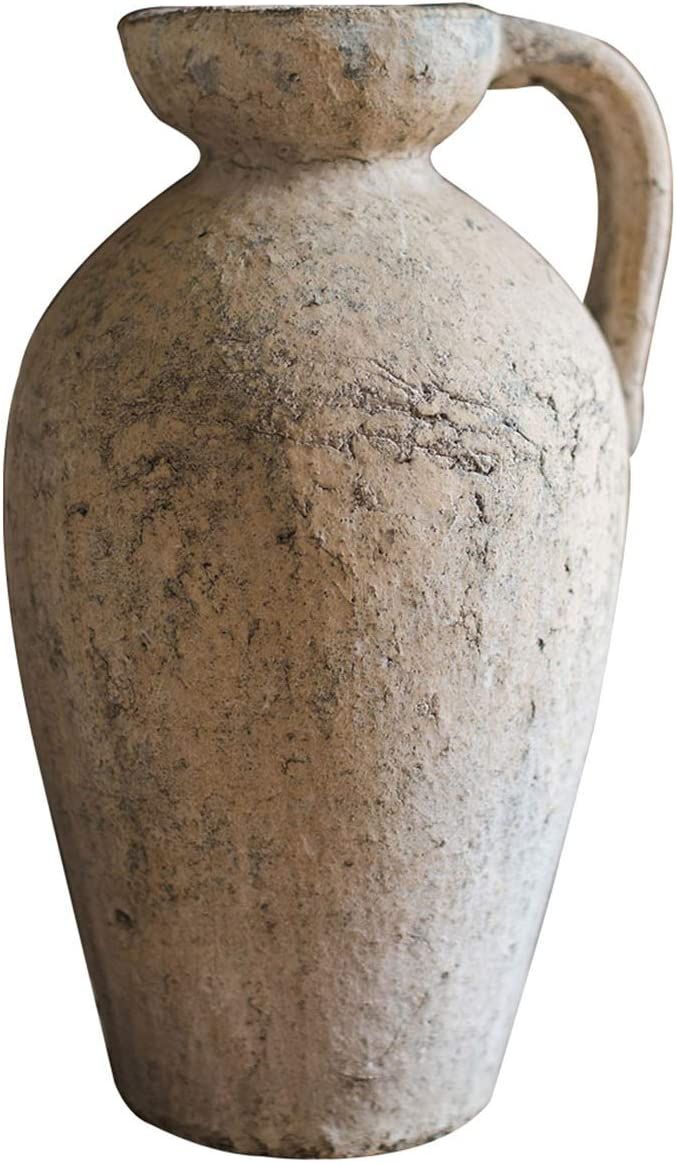 Ceramic Flower Vases,Rustic Home Décor Floral Vase,Shabby Chic Vase,for Home Decor Living Room C... | Amazon (US)