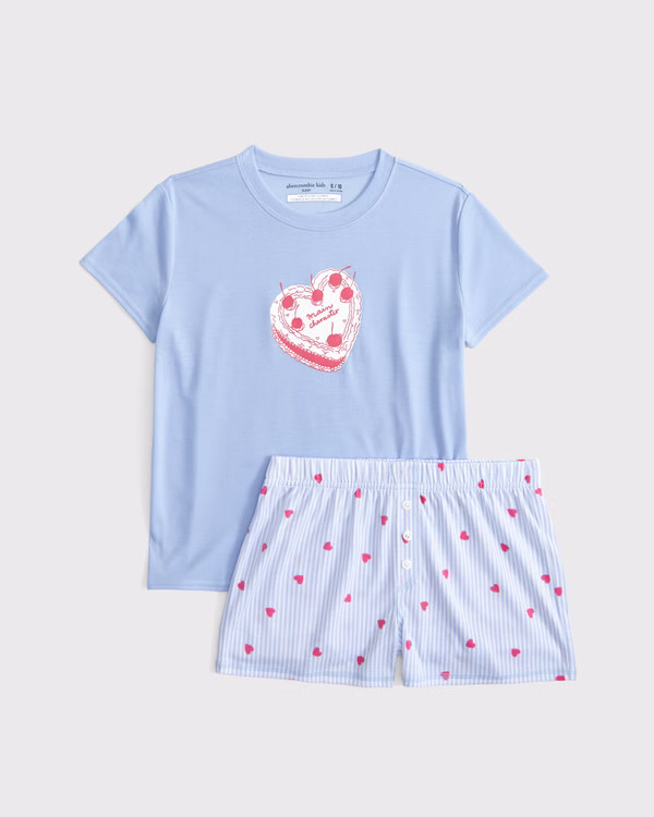 shorts pajama set | Abercrombie & Fitch (US)