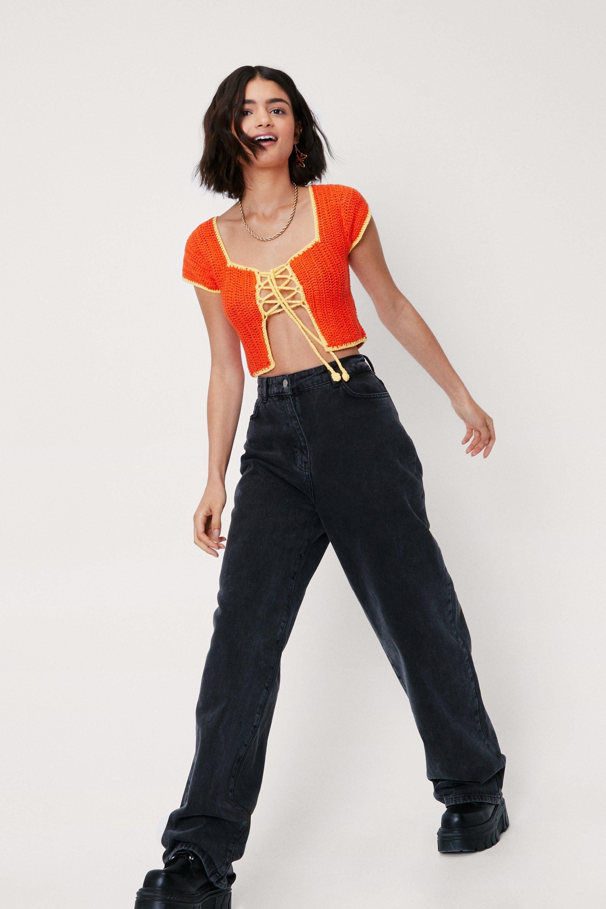 Womens Move on Up High-Waisted Wide-Leg Jeans - Washed Black | NastyGal (US & CA)