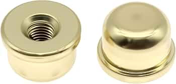 FDXGYH 1/4-27 Lamp Finials Caps 2 Pcs Solid Lamp Finials Caps Tapped of Tops for Lamp Shade Holde... | Amazon (US)