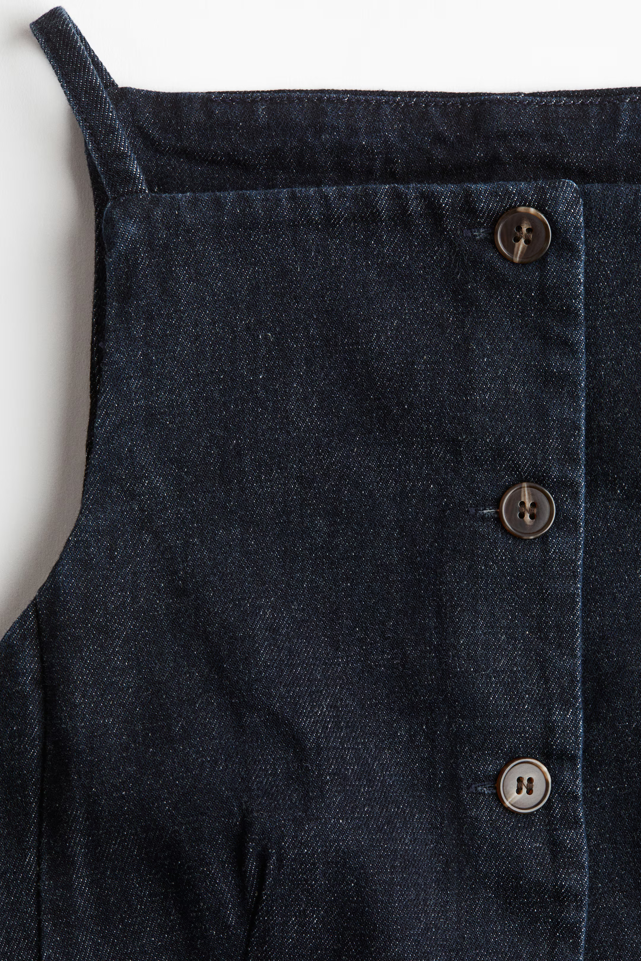 Tailored denim waistcoat - Dark denim blue - Ladies | H&M GB | H&M (UK, MY, IN, SG, PH, TW, HK)