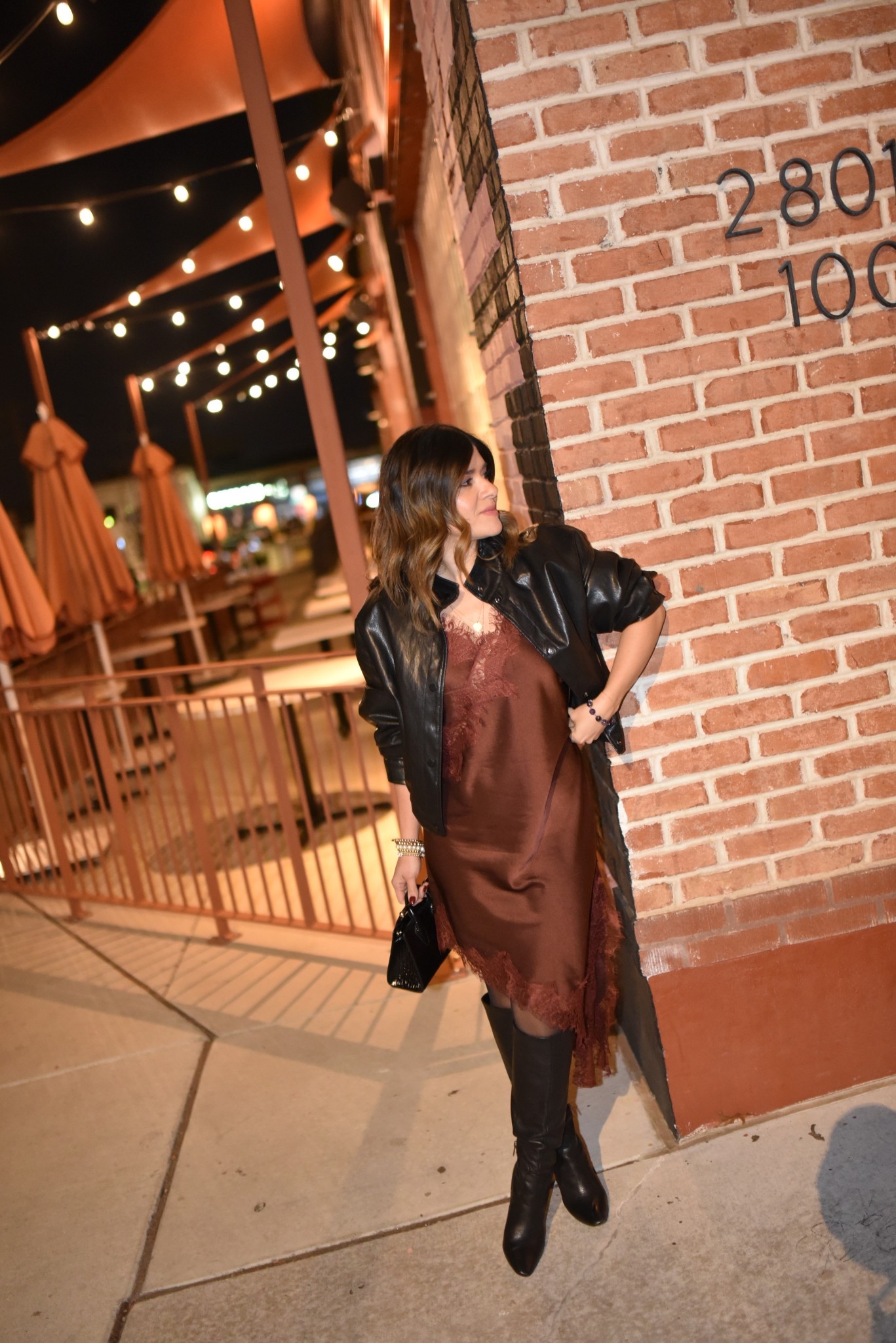 Found the prettiest lace trim dress via Amazon! the quality is amazing and the fabric feels luxe! Highly recommend. It runs tts, wearing size small. 

#LTKHoliday #LTKCyberWeek #LTKFindsUnder50