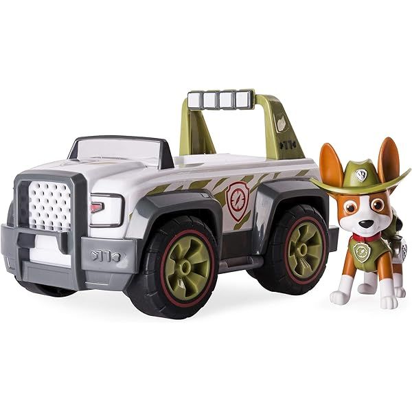 Paw Patrol, Tracker’s Jungle Cruiser Vehicle with Collectible Figure, for Kids Aged 3 and up | Amazon (US)