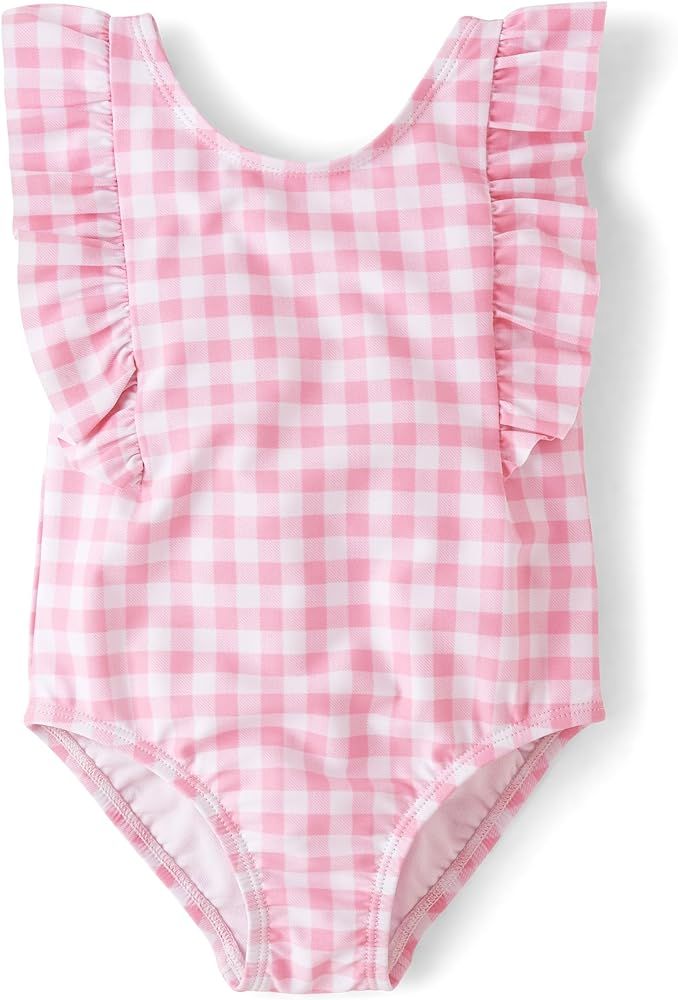 The Children's Place Baby Girl's and Toddler One Piece Swimsuit | Amazon (US)
