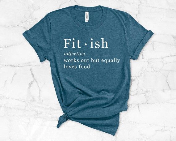 FIT-ISH tshirt //Workout//Fitness//Kind of Fit//graphic tee//trendy tshirt//cute tshirt//gifts fo... | Etsy (US)