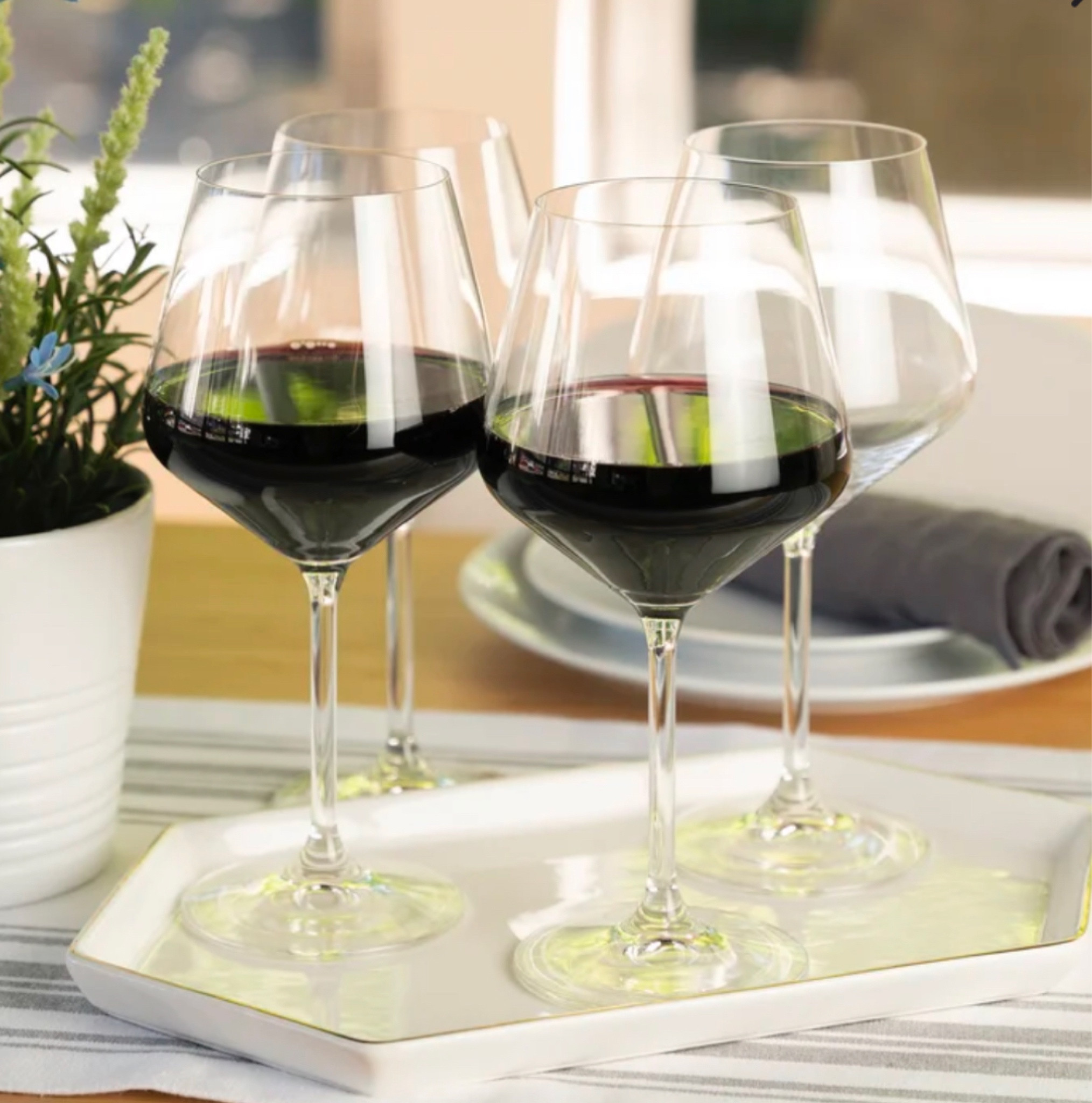 SALE ALERT!!!

The Spiegelau Style series has a distinctively modern shape that delivers a wine's aromatics and flavors.  
22.6 oz capacity
Non-leaded crystal
Certified dishwasher safe
Made in Germany



#LTKhome #LTKsalealert #LTKSale