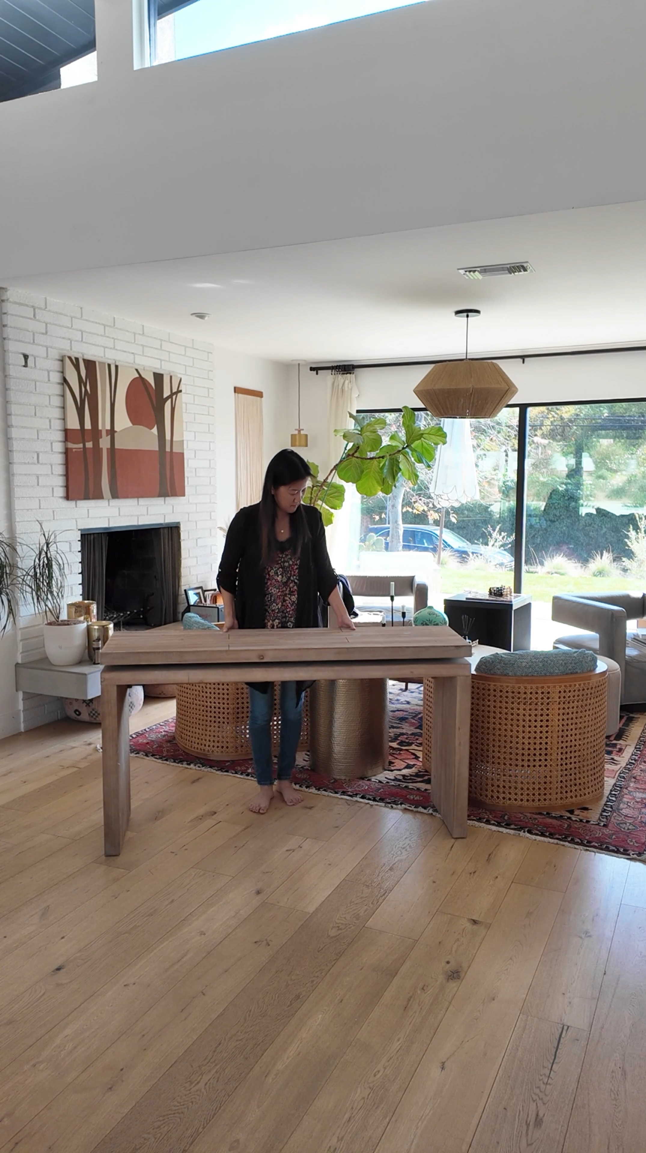 Refresh your space with Wayfair’s Spring Savings promotion with up to 70% off and fast shipping! I can’t believe this console table is only $300 - color is the Natural. It looks so similar to a designer table we have in our home but for more than half off. Really great quality and love the wood tone.  I adore the color and texture the poofs add to the space and the candlestick holder is so beautiful and adds a nice vintage touch.  Have you been looking to update any of your spaces? Now is the perfect time to shop! My mirror is 42”

@wayfair #wayfair #wayfairpartner

Wood console table green branches fig tree poor ottoman barrel chair wicker rattan pendant black round mirror candle stick holder vintage travertine bowl accent upholstered chair brown organic vase 


#LTKFindsUnder100 #LTKSaleAlert #LTKHome