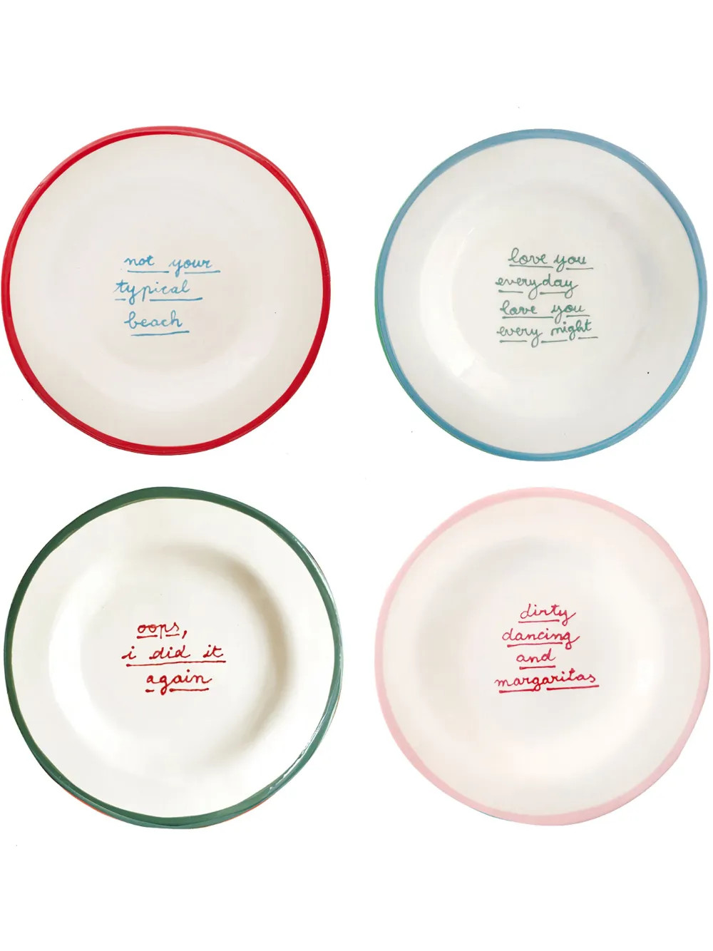 LAETITIA ROUGET I Put A Spell On You Dessert Plate (set Of 4) - Farfetch | Farfetch Global