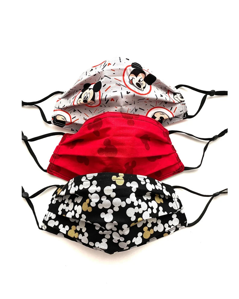 ADJUSTABLE Mickey Mouse Face Mask Kids Women Men Teen | Etsy (US)